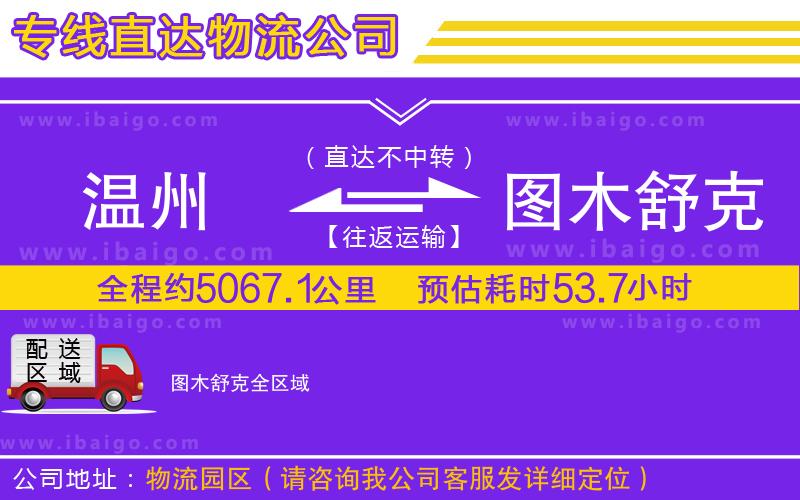 溫州到圖木舒克物流專線