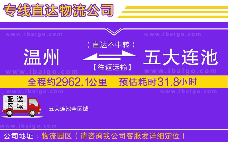 溫州到五大連池貨運(yùn)專線